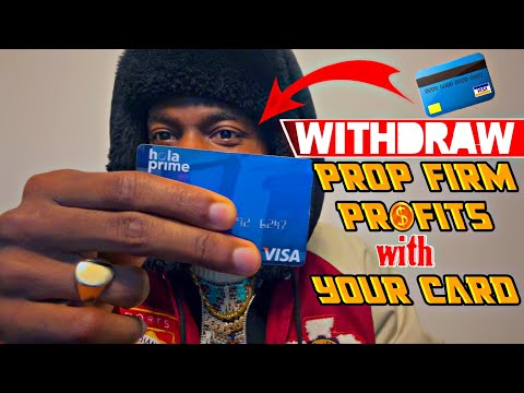 How to withdraw prop firm profits with your card #Holaprime #FOREXLIVE #XAUUSD