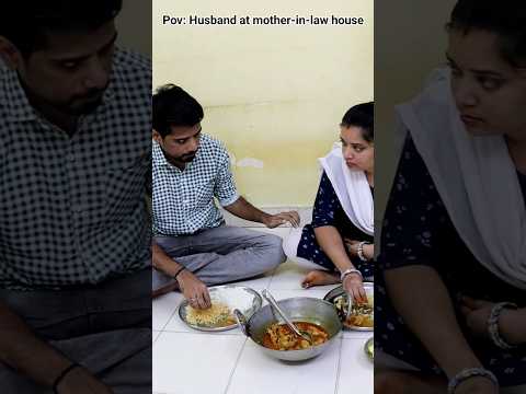 😂 Husband POV: at mother-in-law house 😂 #comedy #youtubeshorts #viralshorts