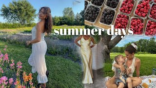 Vlog: Flower Farm, Get the Look & Family Days