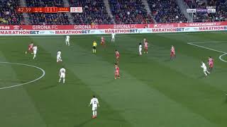 Assistência de Vinícius JR para o Gol de Benzema - Girona vs Real Madrid (HD)
