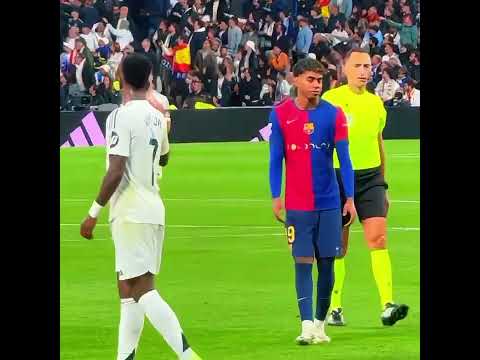 فينسيوس ويامال من مباراة الكلاسيكو 🤍 #vinijr #yamal #realmadrid #fcbarcelona #elclasico #said_sa