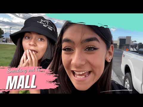 We Snuck Out to the Mall Without Permission… 😳🛍️