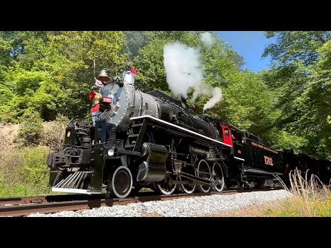 Great Smoky Mountains Railroad 1702 Steam Train