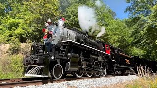 Great Smoky Mountains Railroad 1702 Steam Train