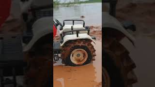 Swaraj tractor pulled out JCB excavator in mud @CSTOY @PramodsLife