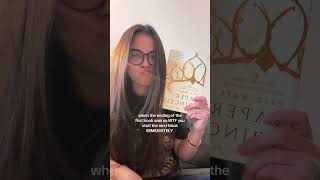 reading a book with a cliffhanger… book recommendation: paper princess by Erin watt #shorts #books