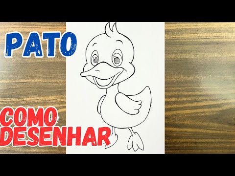 COMO DESENHAR UM PATO FOFO