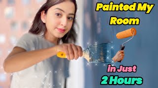 Painting My Room in 2 Hours Challenge 🎨🧑‍🎨