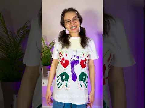 🖍️ Draw A Butterfly 🦋 Easy T-Shirt Art Trick Kids Will Love! 👕