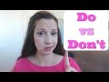 Understanding 'Do' and 'Don't' Pronunciation