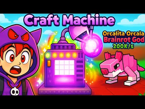 NUEVA MAQUINA DE CRAFTEO 😨 +20 NUEVOS BRAINROT! - CAOZ