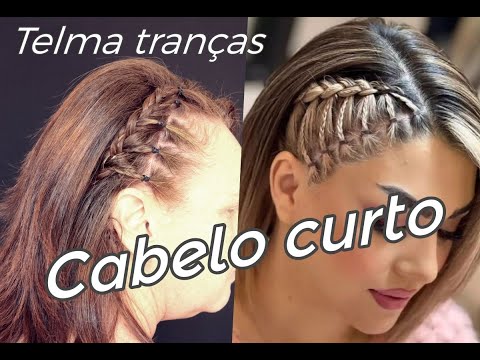 como fazer trança embutida em cabelo curto, 짧은 머리