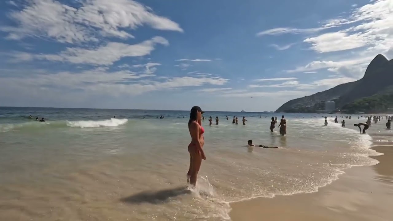 🇧🇷 Leblon Beach Walk, Rio de Janeiro, Brazil 