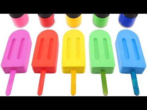 Satisfying Video | How To Make Ice Cream with Kinetic Sand Cake Cutting ASMR RainbowToyTocToc