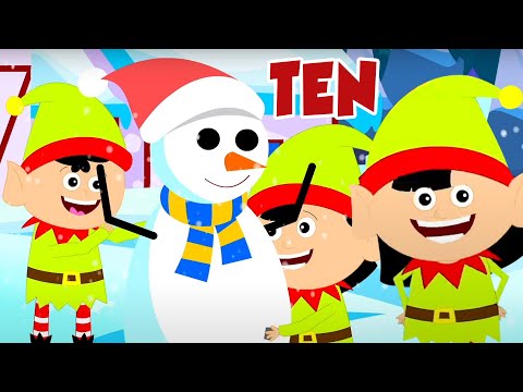 Ten Little Elves, Christmas Songs and Xmas Carols for Kids