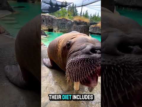 &quot;This 2,000 KG Sea Beast Rules the Arctic!&quot;.#Walrus #ArcticAnimals #SeaCreatures #WildlifeFacts