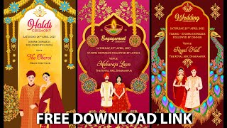 Invitation video background without text | wedding invitation video | wedding invitation