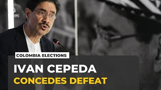 YouTube video thumbnail: Colombia Elections: Left-Wing Candidate Ivan Cepeda Concedes Defeat