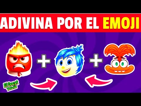 Adivina el Personaje de Intensamente 2 con Emojis 😣😰😃😭 Alegría, Tristeza, Ansiedad - El Docyt Trivia