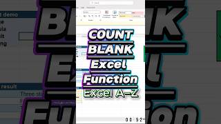 COUNTBLANK FUNCTION in Excel — find missing entries fast