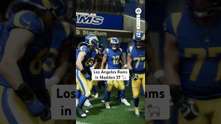 Los Angeles Rams Entrance in #Madden27