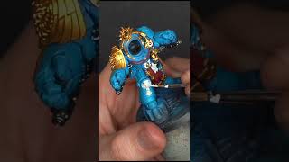How I painted chapter master of the ultramarines Marneus Calgar for Warhammer 40,000 #paintwarhammer