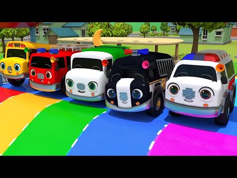 Wheels on the Bus - Baby Toddler Songs - Nursery Rhymes & Kids Songs