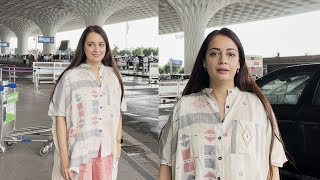 Dia Mirza Spotted At Mumbai Airport