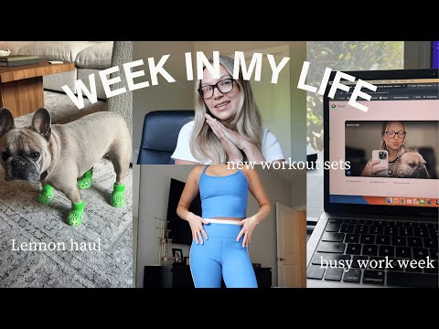 WEEK IN MY LIFE: busy work week, new workouts, lots of Lennon content | maddie cidlik