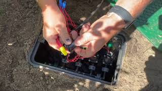 Prepojenie vodičov cievok elektromagnetických ventilov