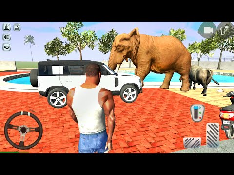 Elephant, Jeep and Buffalo in Indian Bike Driver 3D Simulator #29 Gameplay