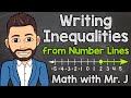 Writing Inequalities from Number Lines