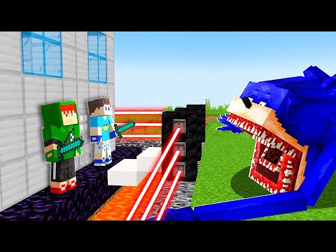 MELHOR ARMADILHA CONTRA SHIN SONIC NO MINECRAFT!!