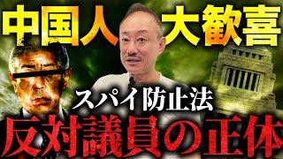 売国奴スパイを炙り出せ。スパイ防止法に反対する議員について語ります。