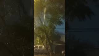 en la capital de Guate fuertes lluvias