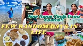 A NEW VLOG,Few Random Days,COSTCO FINDS,Beach DAY,Indian Mom vlogger daily Routine In USA,H4 wifeUSA