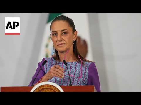 YouTube video thumbnail: Sheinbaum Responds to US Indictment of Mexico Officials for Alleged Sinaloa Cartel Ties