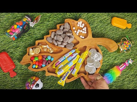 Filling platter with sweets & chocolates (ASMR)Some lots of candy | results day celebration platter