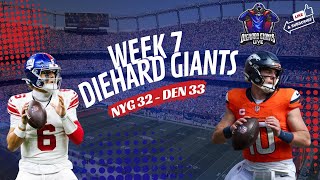 Week 7 Giants vs Broncos