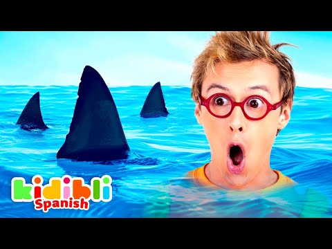 Compilación de Tiburones | Vídeos educativos de animales para niños | Kidibli