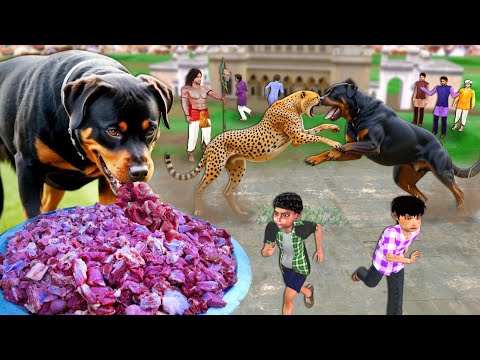 Zamindar Ka Rottweiler Dog 2Kg Mutton Eating Everyday Hindi Kahaniya Hindi Stories Moral Stories