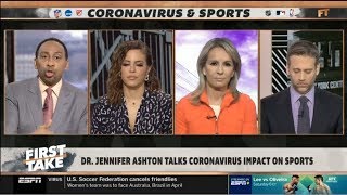 Stephen A. Smith "HEATED" Coronavirus impact on the world of sports