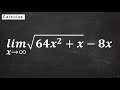 Limits and Infinity Concepts