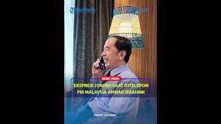 SAMBIL TERTAWA! EKSPRESI JOKOWI SAAT Berbincang Ditelepon PM Malaysia Anwar Ibrahim!