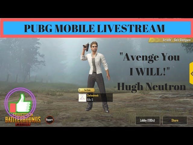 PUBG MOBILE LIVESTREAM   (BUT WITH WATER...)