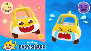 If You're Happy | 😭😡😱Learn Feelings | Vroom Vroom, Baby Shark's Toy Car Town | Baby Shark Official