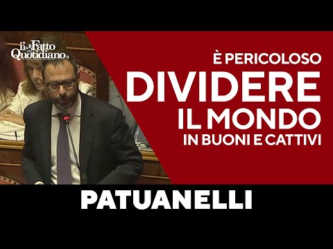 Patuanelli: "Dividere il mondo in buoni e cattivi è pericoloso. Dove sta il confine?"
