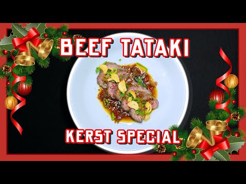 LIEFDE VOOR JULLIE! KERST ETEN! BEEF TATAKI! | EtenmetNick | How to