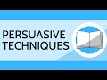 Persuasive Writing Techniques and Concepts