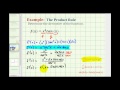 Derivative of a Product of Functions